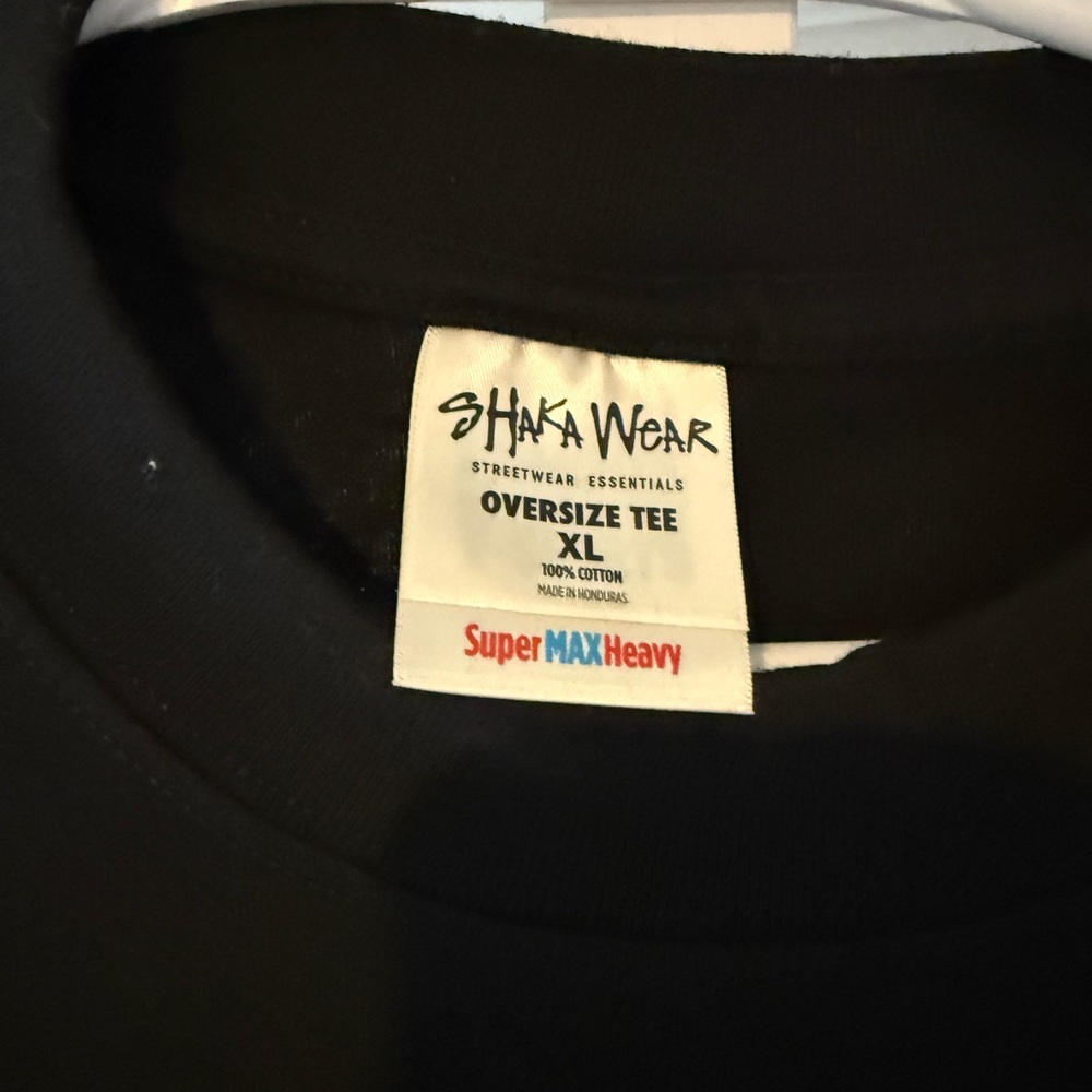 Shaka Wear Black Oversize Tee